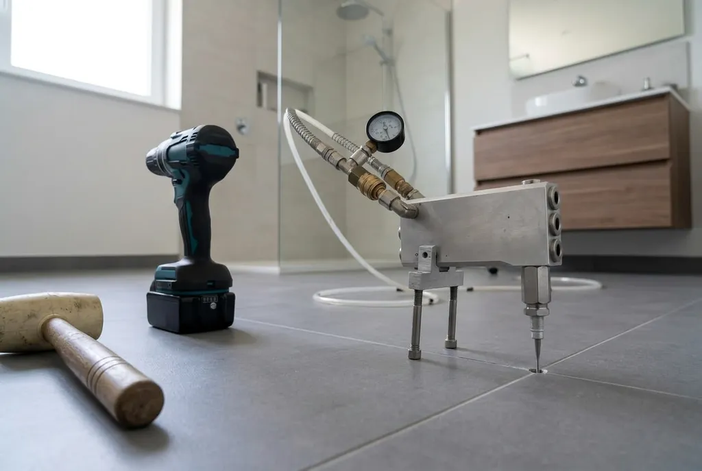 Kitbedrijf Meppel – holle tegels injecteren